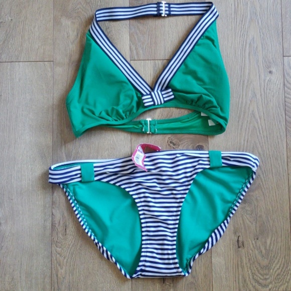 Anne Cole Swim Anne Cole Halter Top L Xhilaration Bikini Set Xl Poshmark